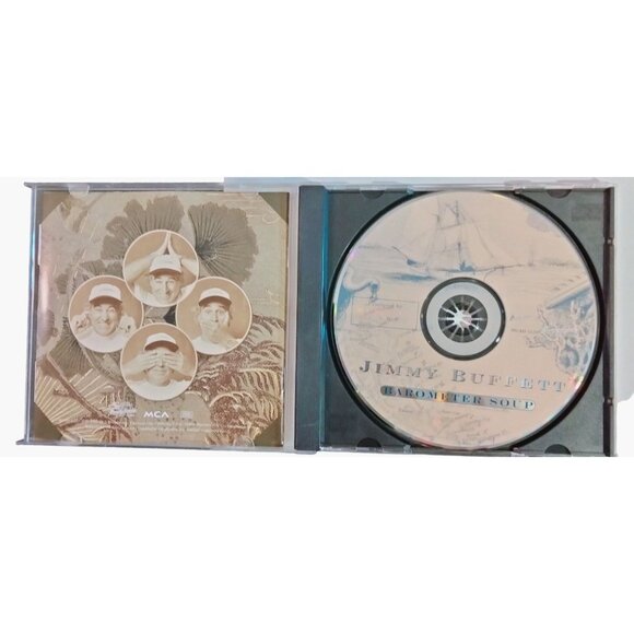 JImmy Buffett Barometer Soup Calypso Folk Rock 1995 CD - Picture 2 of 5
